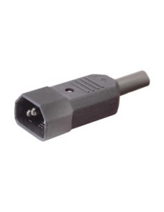 Conector IEC 320 macho.