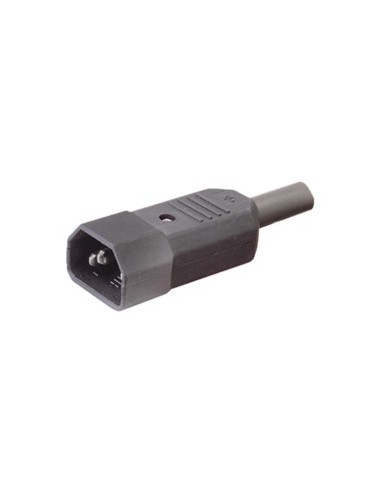 Conector IEC 320 macho.