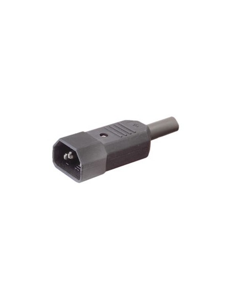 Conector IEC 320 macho.
