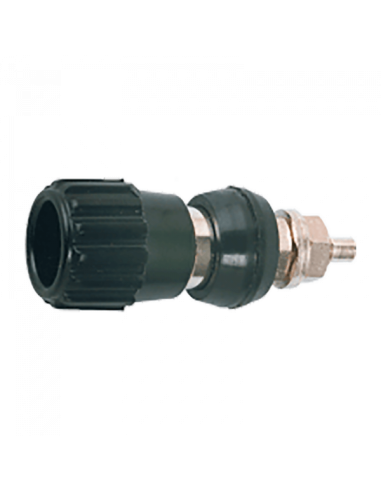 BORNE AISLADO NEGRO 30A 4MM BPB