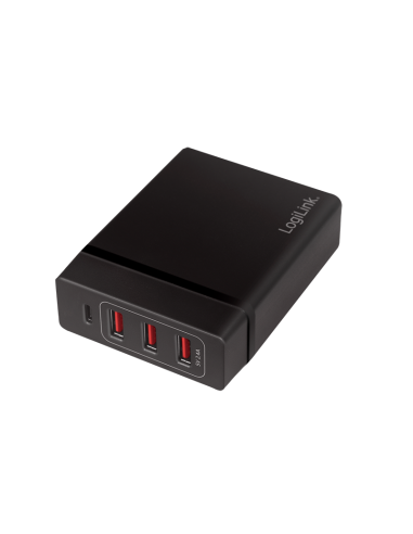 Cargador de mesa USB, 3 puertos USB-A + 1 puerto USB-C (PD), 72 W