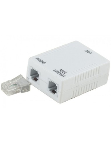 Filtro ADSL RJ45/RJ11 Teléfono/ADSL
