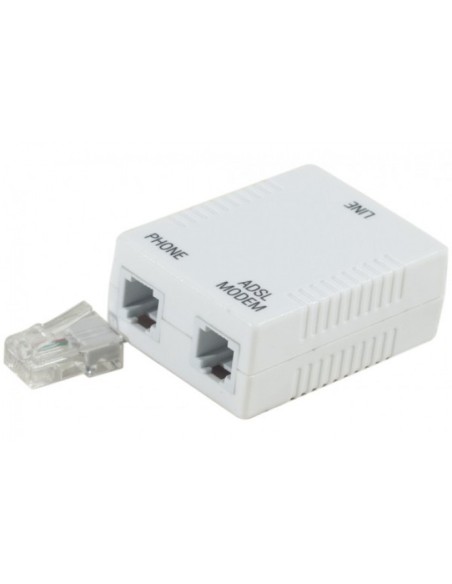 Filtro ADSL RJ45/RJ11 Teléfono/ADSL