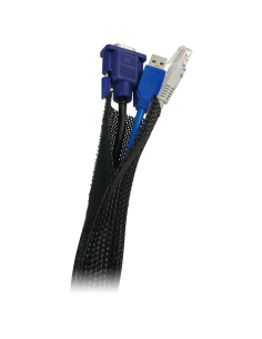 CUBRECABLE FLEXIBLE NEGRO 1.8M