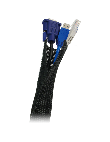 CUBRECABLE FLEXIBLE NEGRO 1.8M