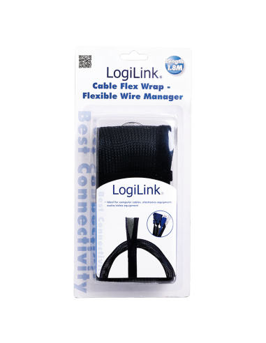 CUBRECABLE FLEXIBLE NEGRO 1.8M
