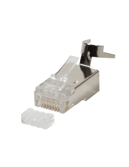 Conector modular RJ45, Categoría 8.1 / 6A, blindado 10 uds