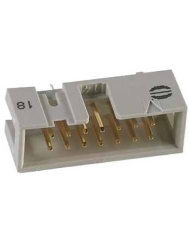 CONECTOR  IDC MACHO 14 CONTACTOS PCB RECTO
