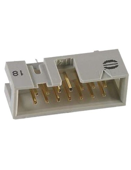 CONECTOR  IDC MACHO 14 CONTACTOS PCB RECTO