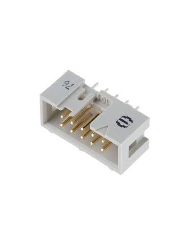 CONECTOR IDC MACHO 10 CONTACTOS  PCB RECTO