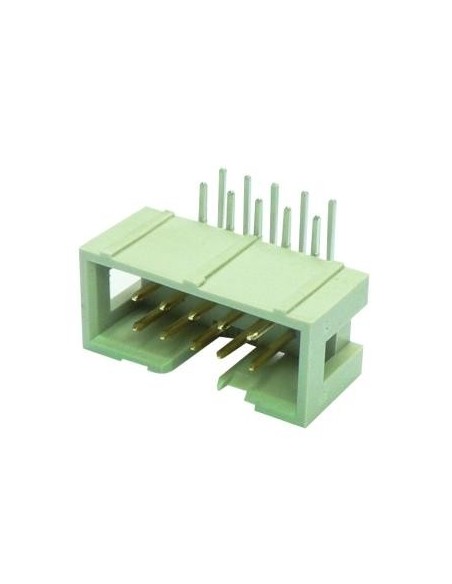 CONECTOR IDC MACHO 14 CTS PCB ACODADO