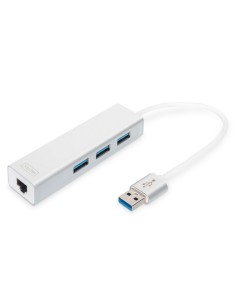 HUB USB3 3X / 1X LAN GIGABIT