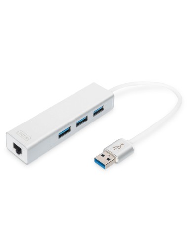 HUB USB3 3X / 1X LAN GIGABIT