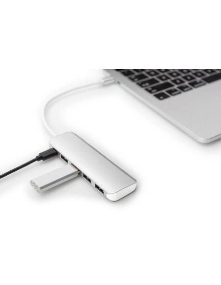 HUB USB-C ™ de 4 puertos USB 3.0 + PD