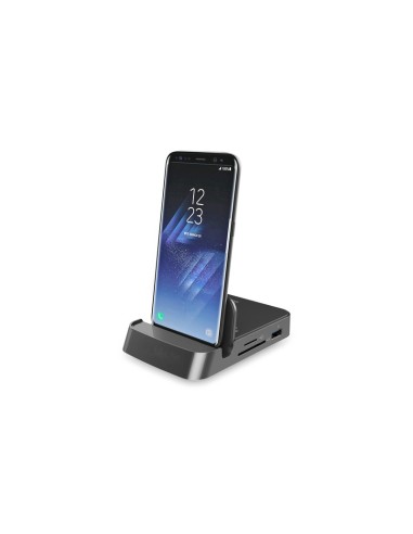 Estación de acoplamiento para smartphone USB-C™, 7 puertos