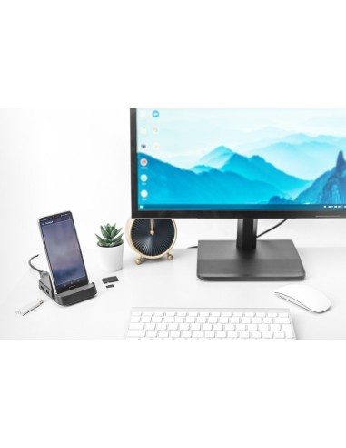 Estación de acoplamiento para smartphone USB-C™, 7 puertos