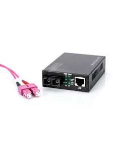 Convertidor de medios Fast Ethernet RJ45 / SC 2