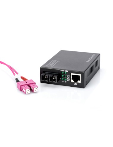 Convertidor de medios Fast Ethernet RJ45 / SC