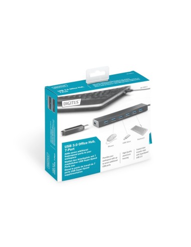 Hub USB 3.0 7x con alimentación