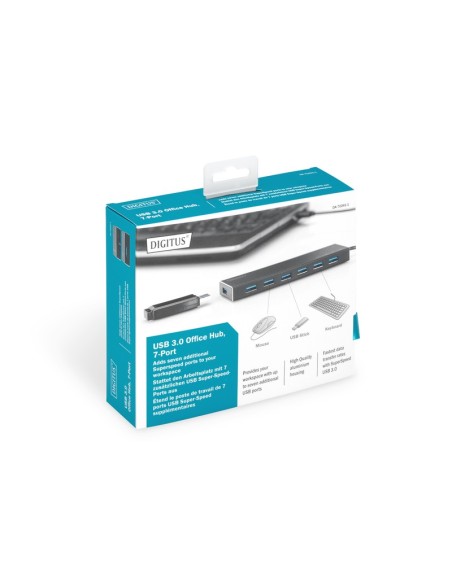 Hub USB 3.0 7x con alimentación