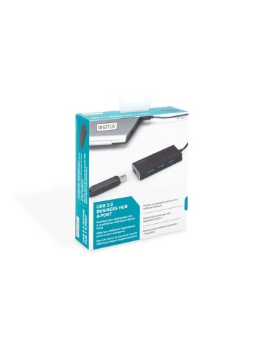 Hub USB 3.0 4x con alimentación