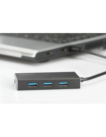 Hub USB 3.0 4x con alimentación