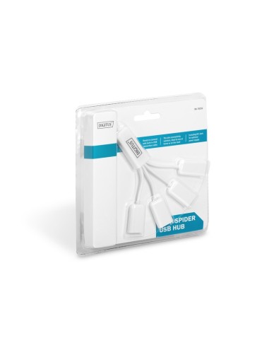 HUB USB 2.0 4x en cable flexible