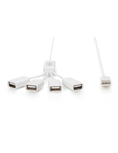 HUB USB 2.0 4x en cable flexible