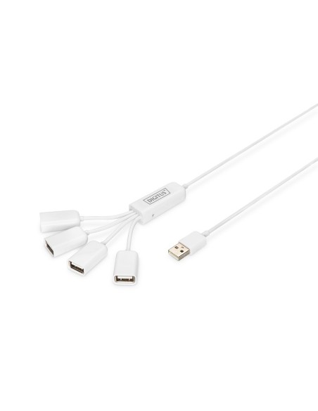 HUB USB 2.0 4x en cable flexible
