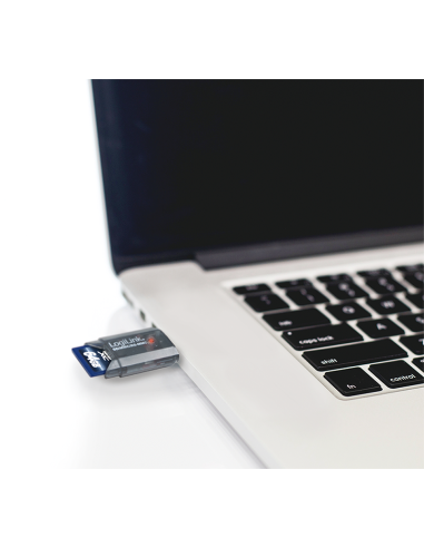 Lector de tarjetas USB 2.0, SD/MMC/RS-MMC