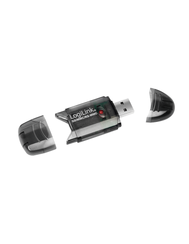 Lector de tarjetas USB 2.0, SD/MMC/RS-MMC