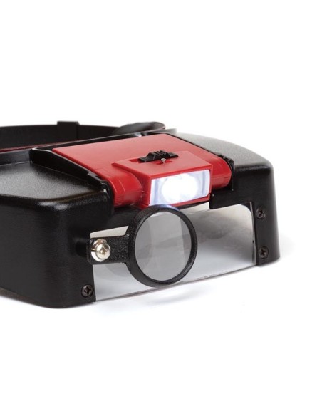 LUPA DE CABEZA CON LUZ LED 1.8x - 2.3x - 3.3x