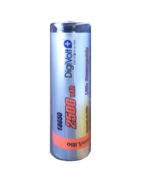BATERIA RECARGABLE DE LITIO CR18650 3,7V 2500mAH