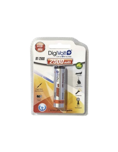 BATERIA RECARGABLE DE LITIO CR18650 3,7V 2500mAH