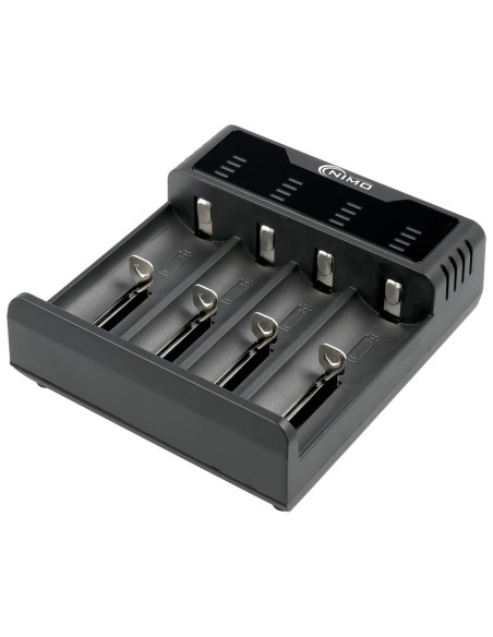 CARGADOR BATERÍAS CILÍNDRICAS DE ION-LITIO/NI-MH 4 CANALES