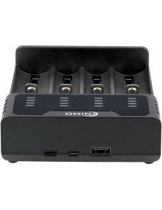 CARGADOR BATERÍAS CILÍNDRICAS DE ION-LITIO/NI-MH 4 CANALES 2