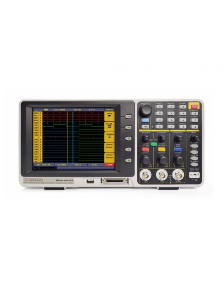 Osciloscopio 100 MHz, 2 GSa/s, analizador lógico de 16 canales