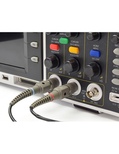 Osciloscopio 100 MHz, 2 GSa/s, analizador lógico de 16 canales