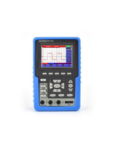 Osciloscopio + Multímetro (20 MHz, 100 MS/s, 400V/20 A) con USB