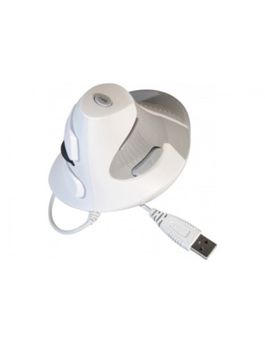 Ratón vertical USB blanco V200u