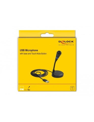 Micrófono Delock USB Botón