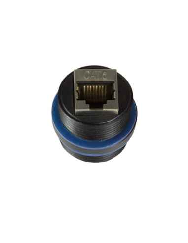 Adaptador extensor RJ45 CAT6 FTP H/H IP67