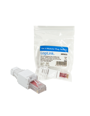 Conector Cat6 UTP sin herramienta