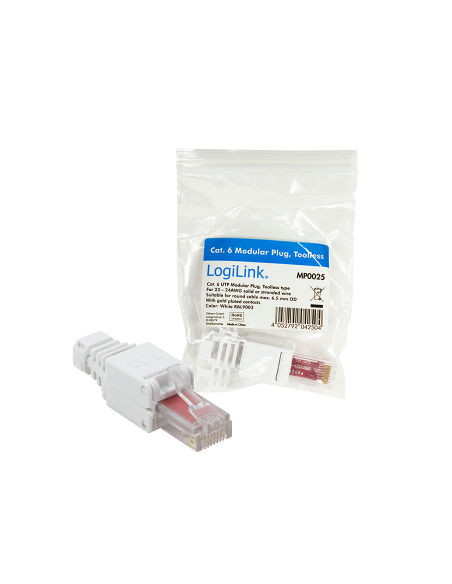 Conector Cat6 UTP sin herramienta