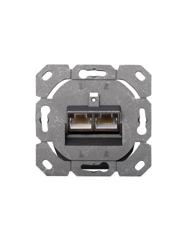 CAJA EMPOTRAR 2 CONECTORES RJ45 FTP CAT5E