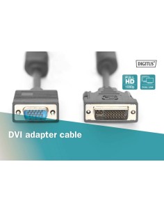 CABLE DVI-I MACHO A VGA  MACHO 2MTS 2