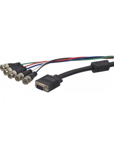 CABLE CONVERSOR VGA A 5XBNC 1.80MTS.