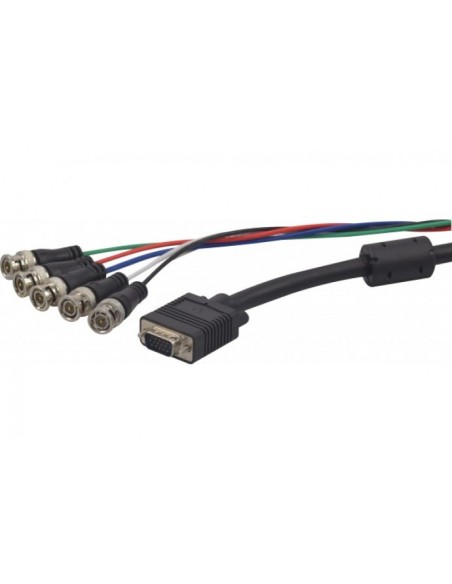 CABLE CONVERSOR VGA A 5XBNC 1.80MTS.