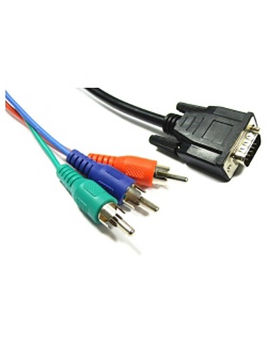 CABLE VGA A 3XRCA MACHO 1.80MTS.
