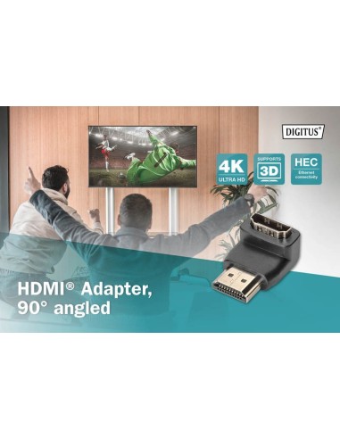 ADAPTADOR HDMI ACODADO M/H